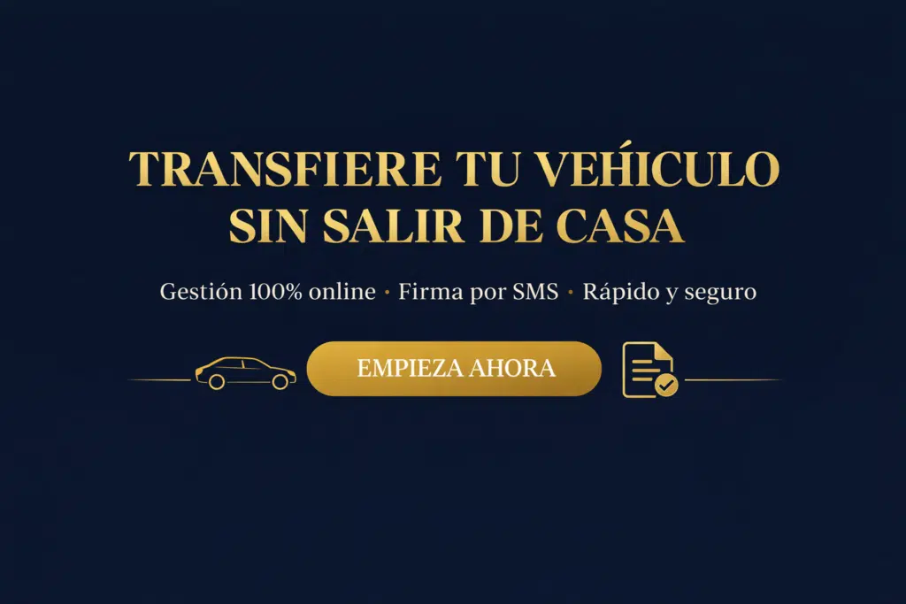 Transferencia de vehículo con Firma SMS oficial del Colegio de Gestores Madrid